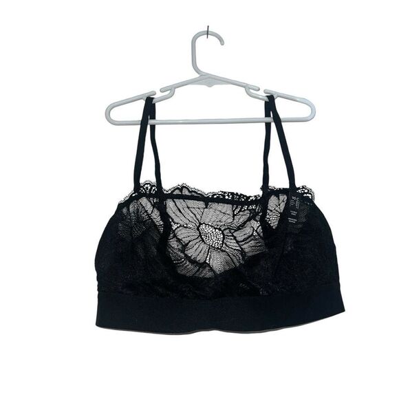 Etam Bra Flexible Underwired Bandeau With Removable Straps Black size 34C - Picture 4 of 8